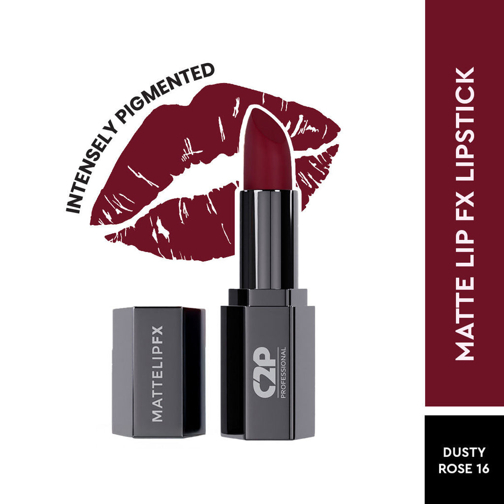 Matte Lip FX Long-Lasting Ultra Creamy Lipstick - Dusty Rose 16