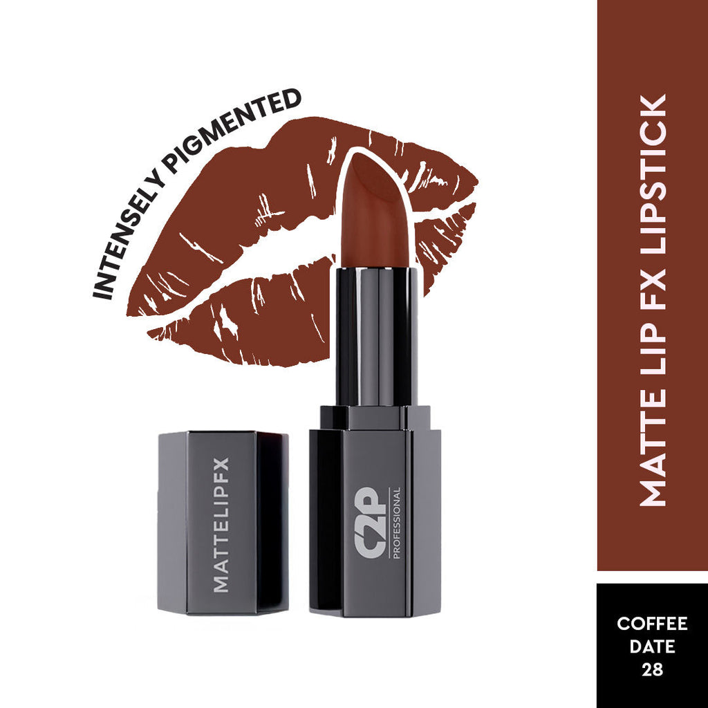 Matte Lip FX Long-Lasting Ultra Creamy Lipstick - Coffee Date 28