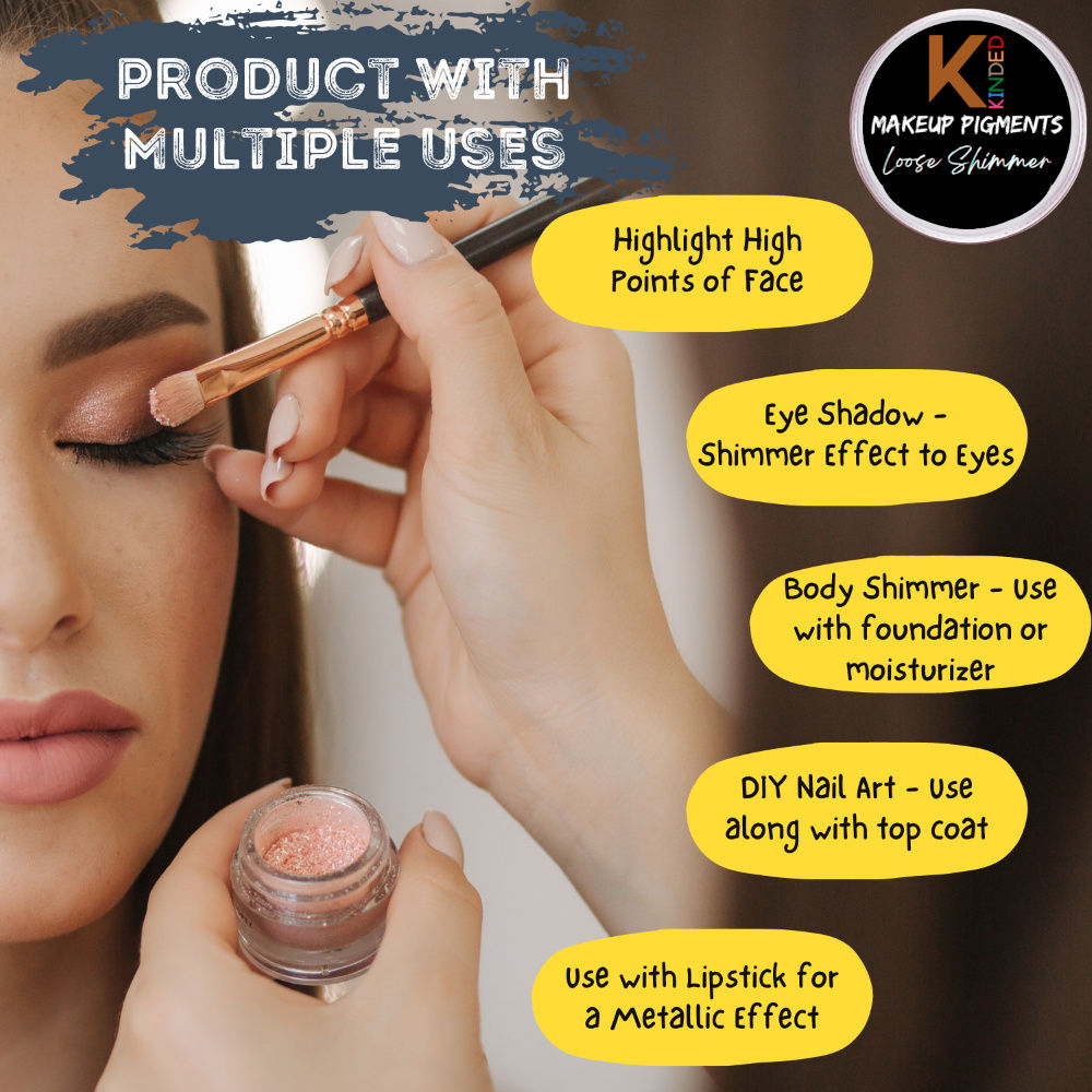 Loose Shimmer Makeup Foil Pigments Powder