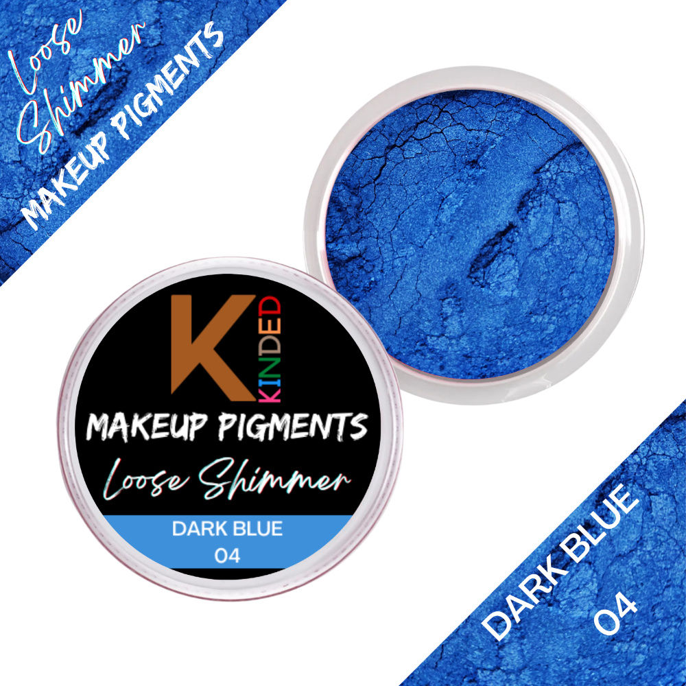 Loose Shimmer Makeup Foil Pigments Powder - Dark Blue