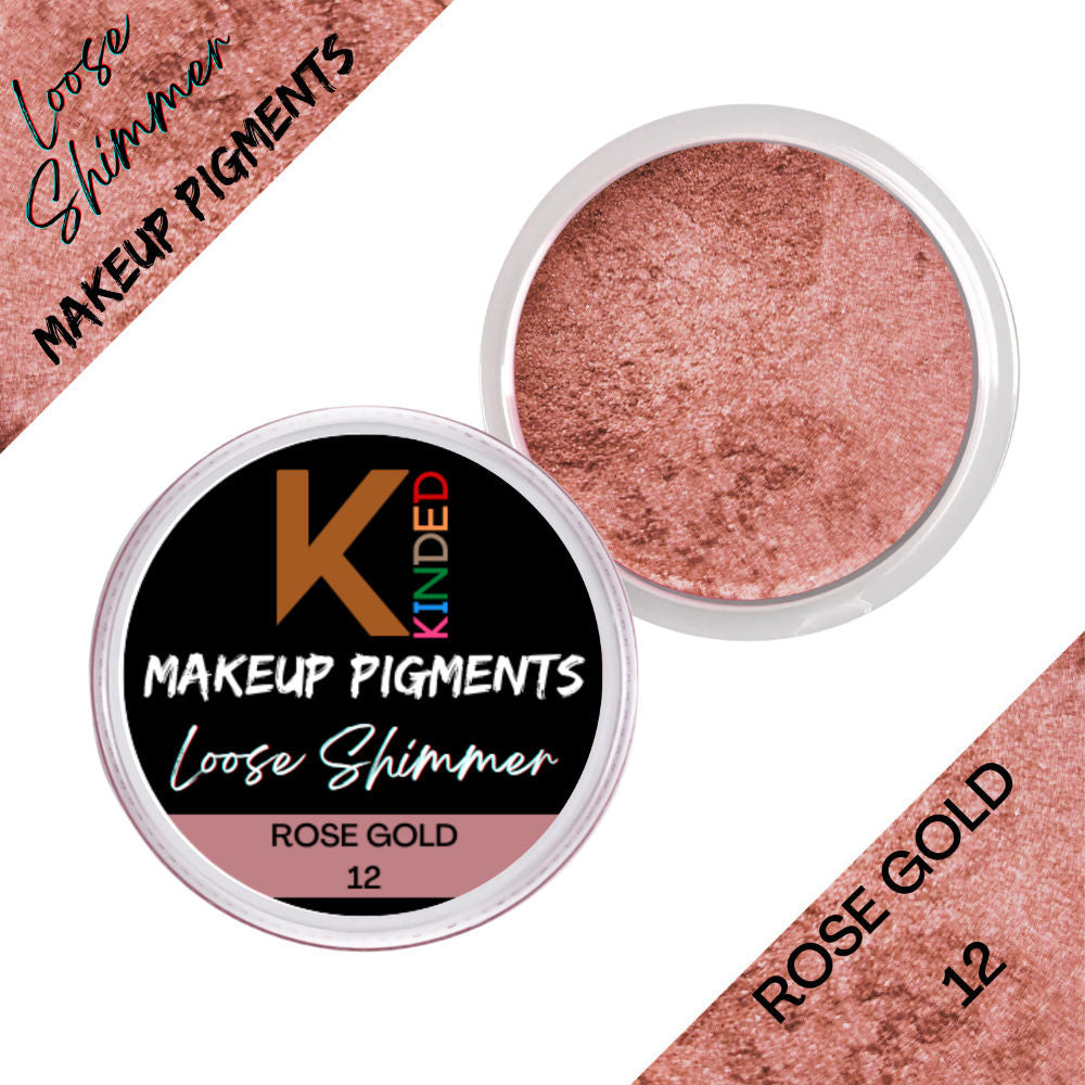 Loose Shimmer Makeup Foil Pigments Powder - Rose Gold