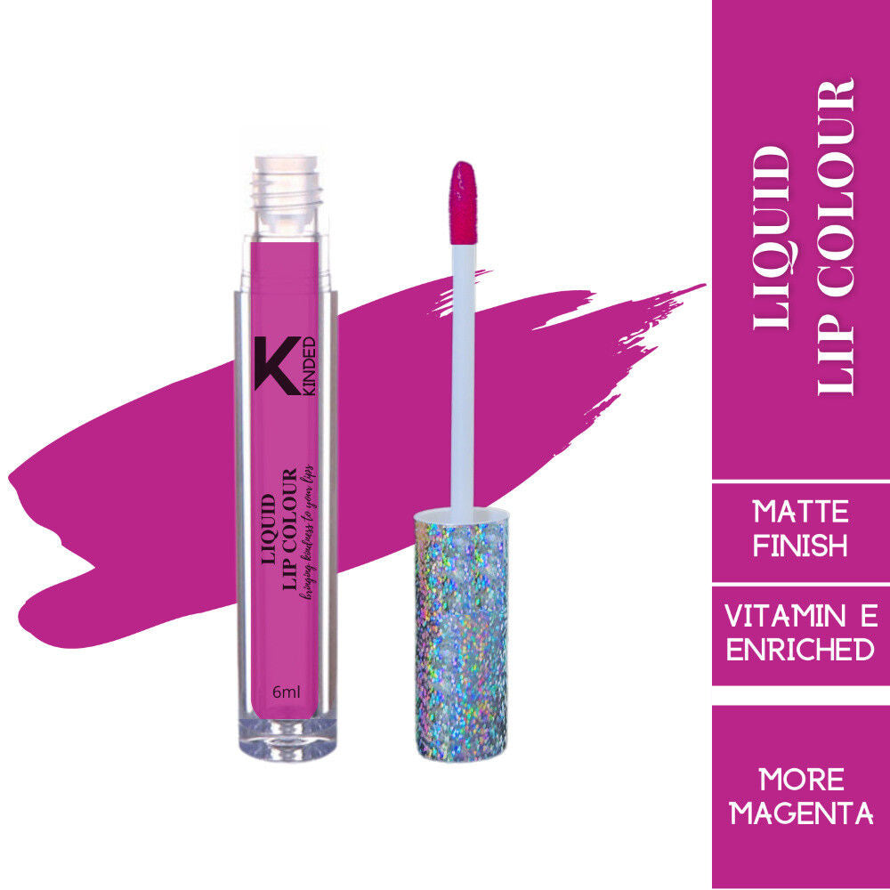 Liquid Lip Colour Lipstick Lip Gloss - 02 More Magenta