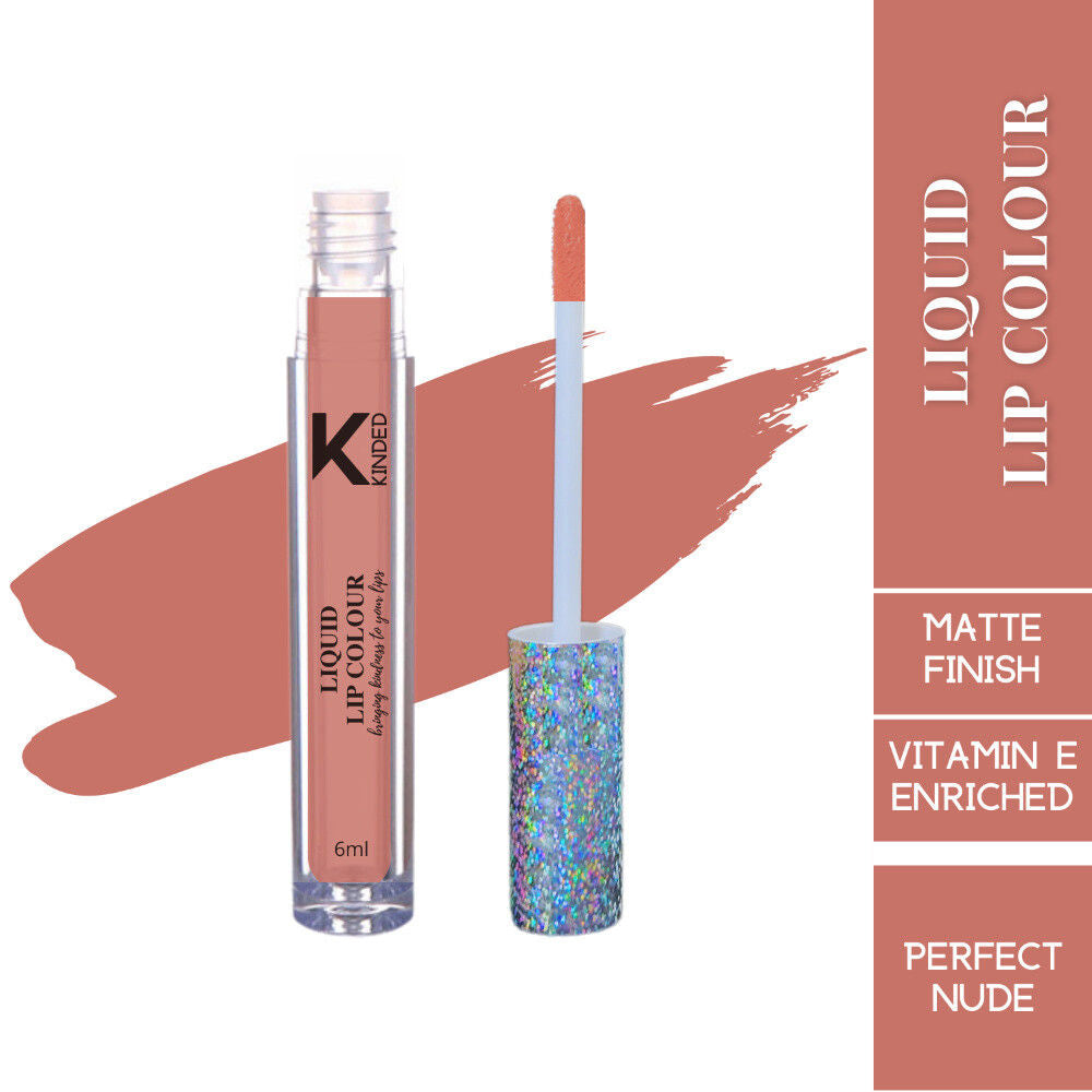 Liquid Lip Colour Lipstick Lip Gloss - 10 Perfect Nude