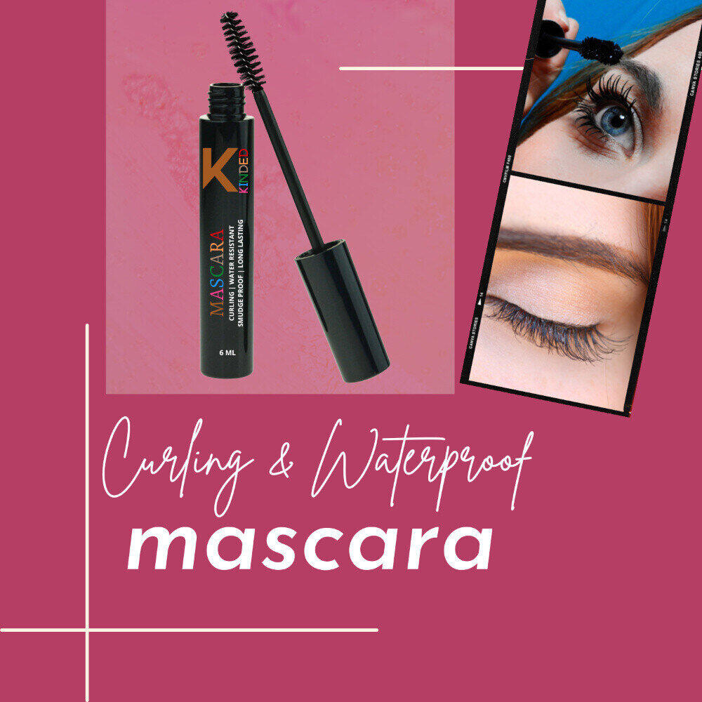 Curling Waterproof Long Lasting Smudgeproof Mascara - Black