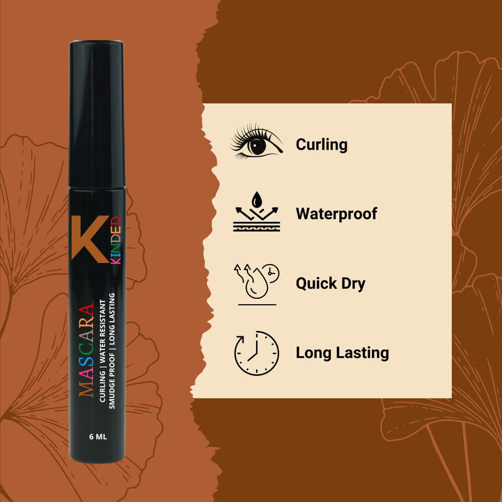 Curling Waterproof Long Lasting Smudgeproof Mascara - Black