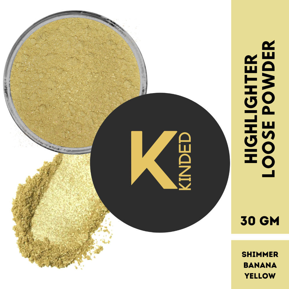 Highlighter Loose Powder - Shimmer Banana Yellow
