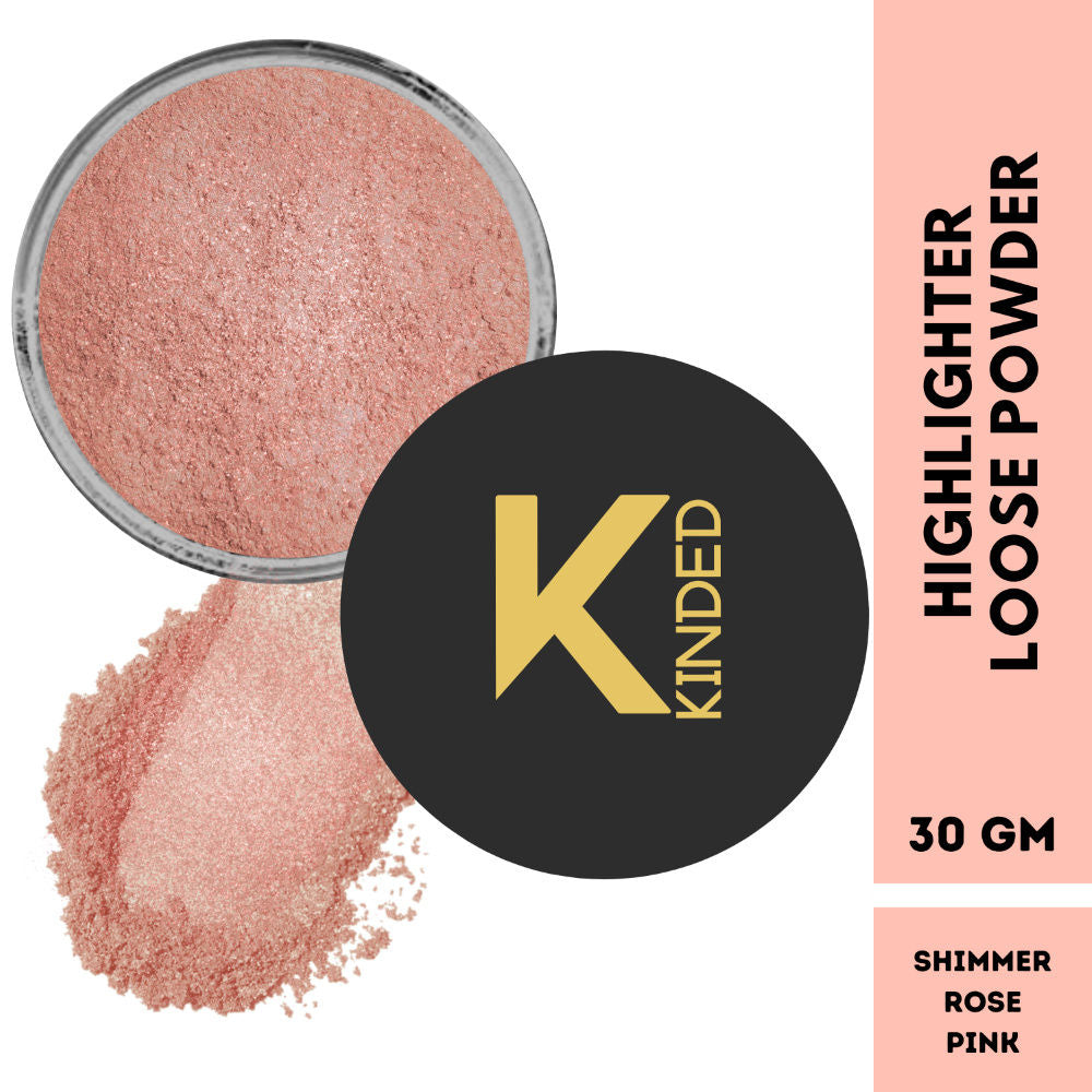 Highlighter Loose Powder - Shimmer Rose Pink
