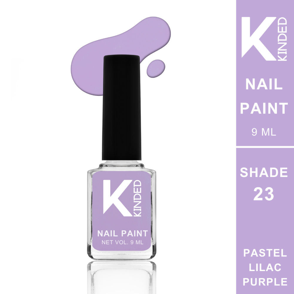 Long Stay Glossy Finish Nail Paint - 23 Pastel Lilac Purple