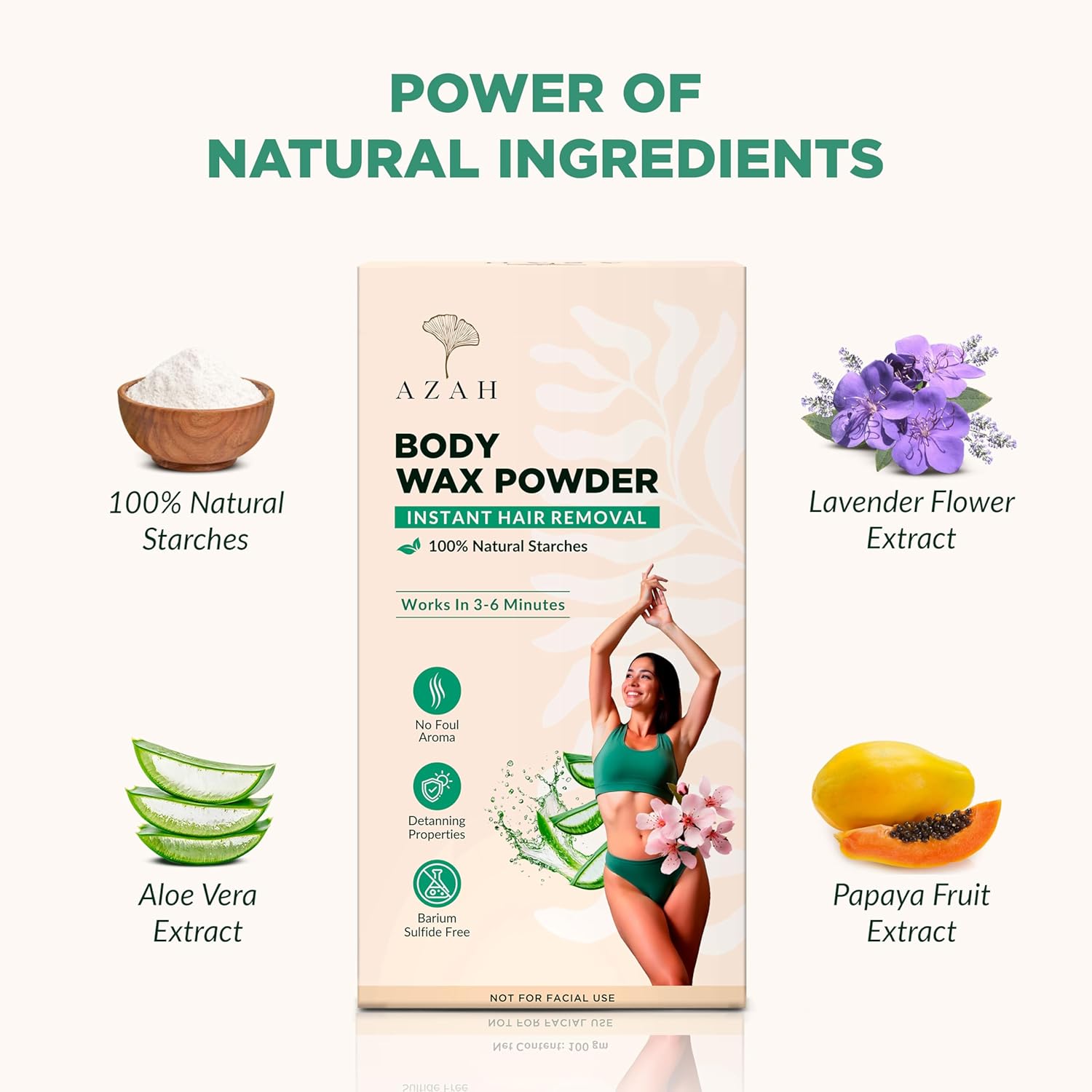 Body Natural And Painless Wax Powder