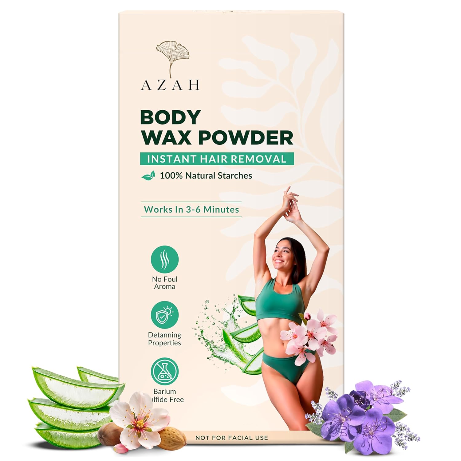 Body Natural And Painless Wax Powder - 100g