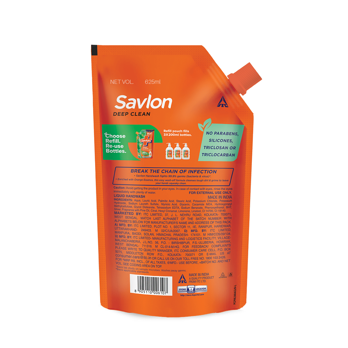 Deep Clean Germ Protection Liquid Handwash Refill Pouch