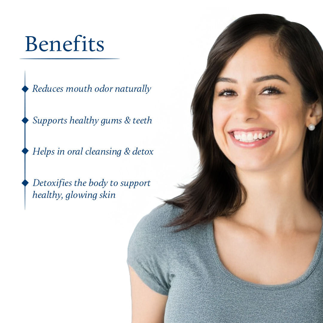 Clove Oil Pulling, Ayurvedic Mouthwash with Coconut Oil for Fresh Breath - 9 Herbs
