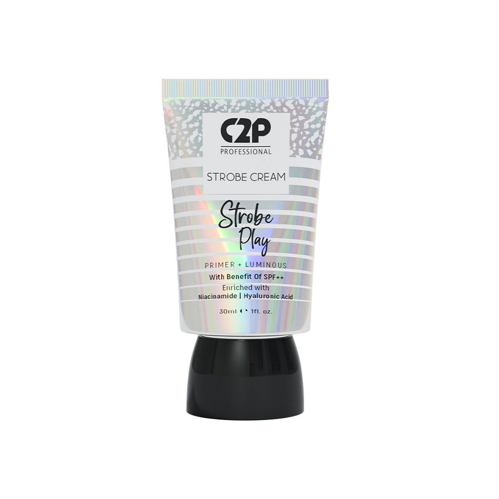 Strobe Cream for Face Glow 3 in 1 Formula Moisturizer Highlighter Primer SPF++