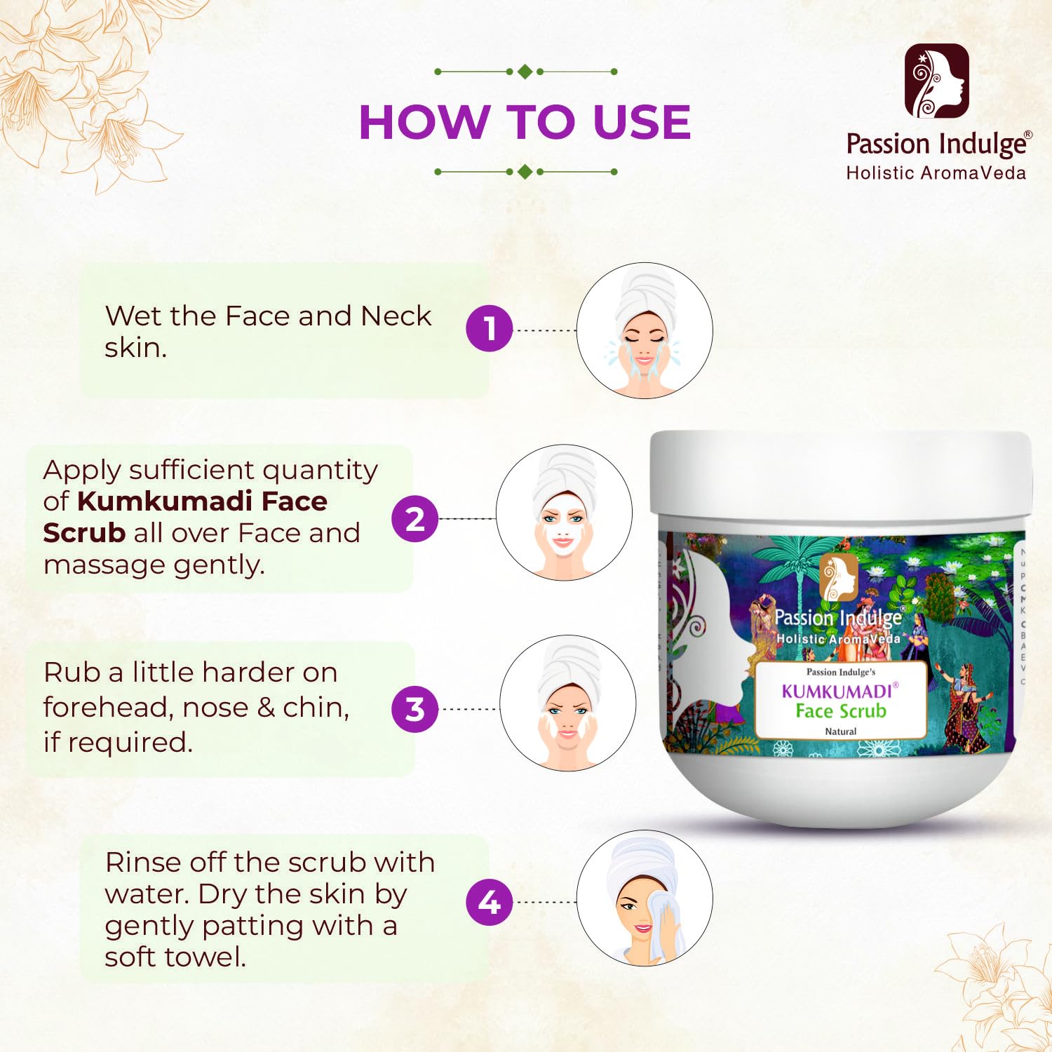 Kumkumadi Oil Face Scrub