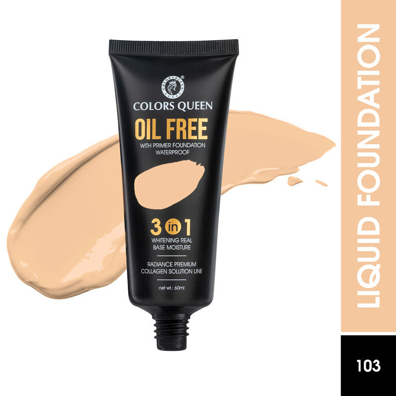 Oil Free Primer Foundation - 103 Golden Beige