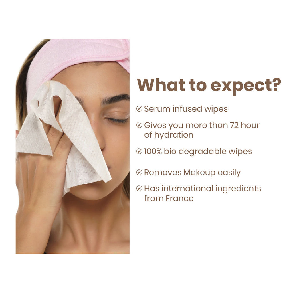 Personal Touch Makeup Remover Wipes for Waterproof Makeup - 10 Wipes