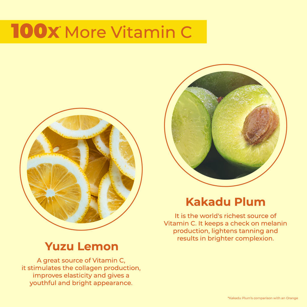 Whiteglow Vitamin C Radiance Gel Face Cream SPF 20, Reduces Dark Spots & Paraben-Free