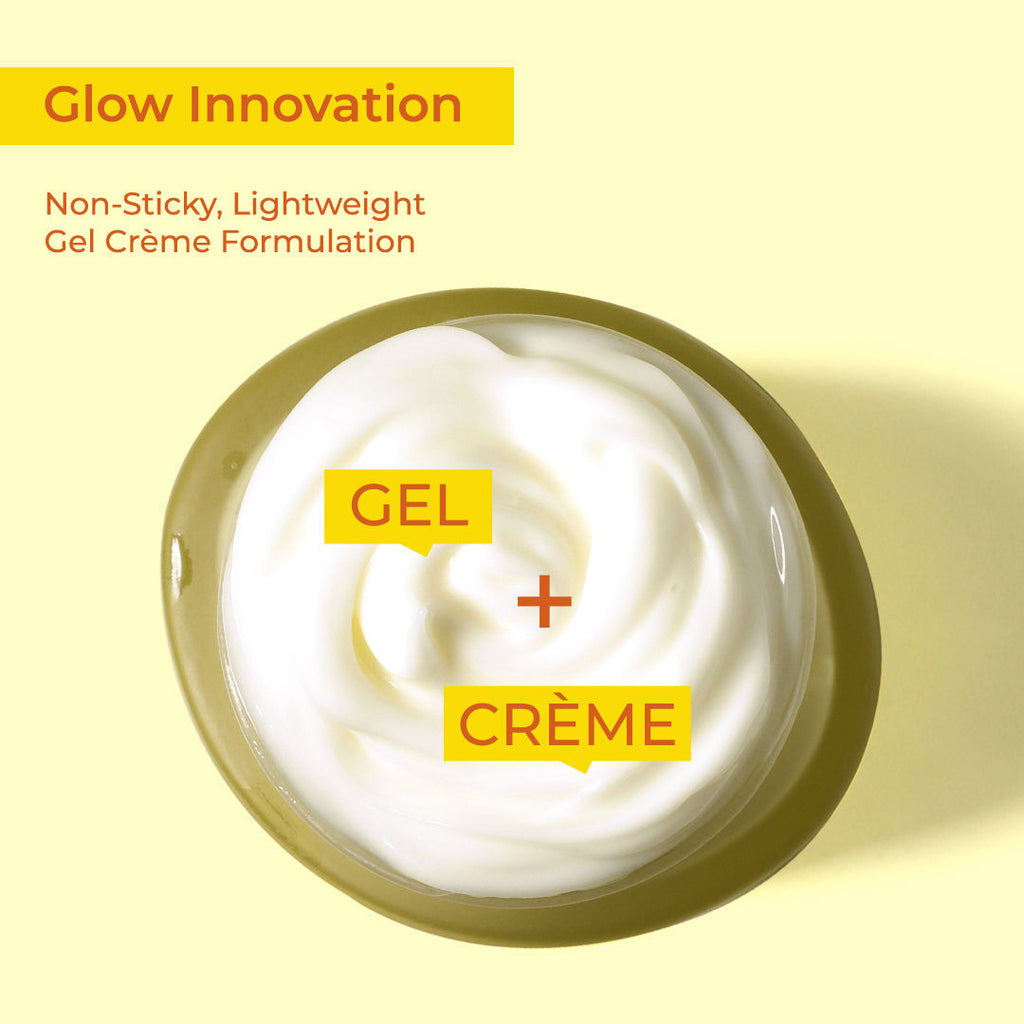 Whiteglow Vitamin C Radiance Gel Face Cream SPF 20, Reduces Dark Spots & Paraben-Free