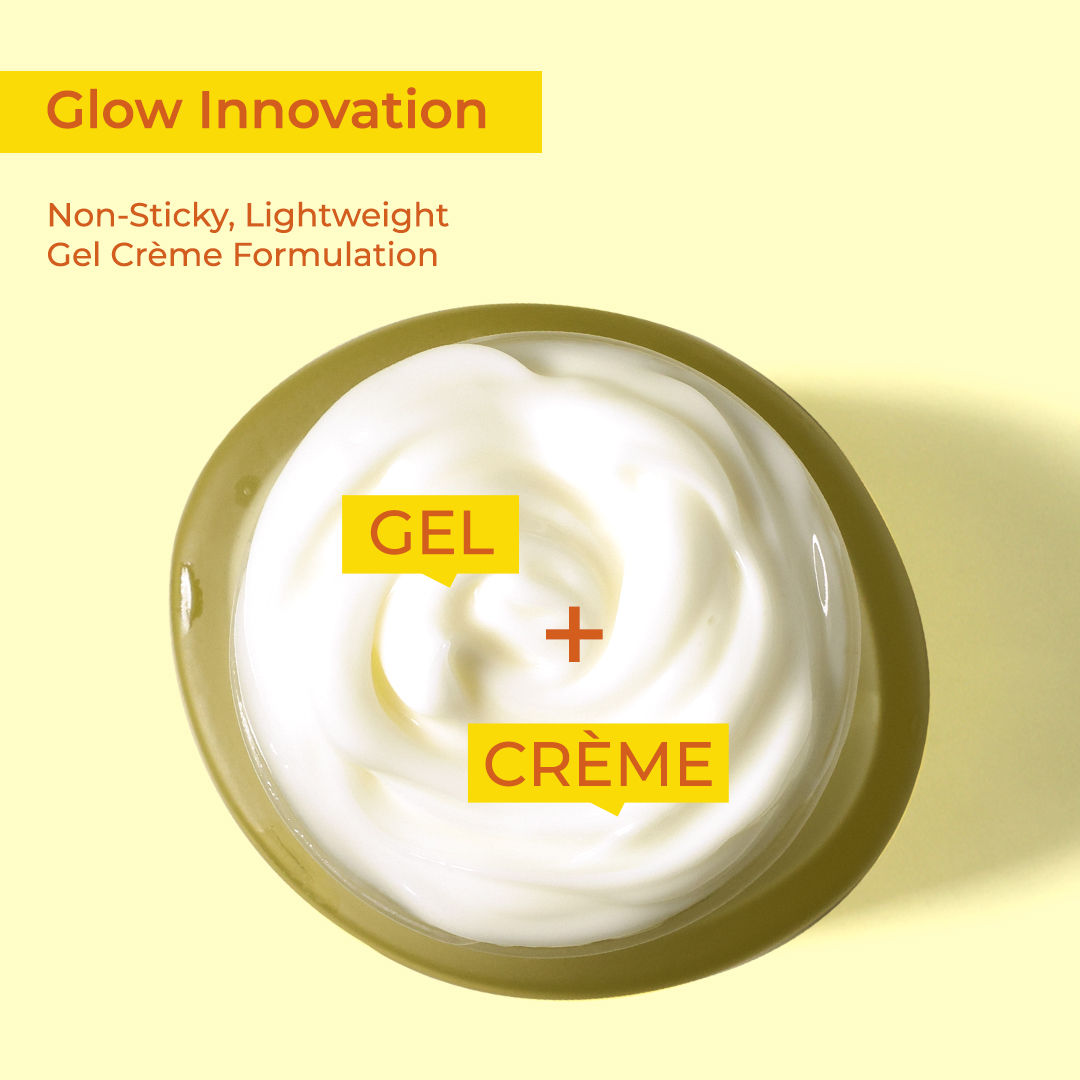 Whiteglow Vitamin C Radiance Gel Face Cream SPF 20, Reduces Dark Spots & Paraben-Free