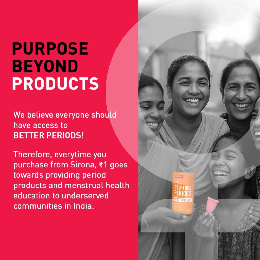 FDA Approved Reusable Menstrual Cup (Small) with Portable Microwaveable Sterilizer