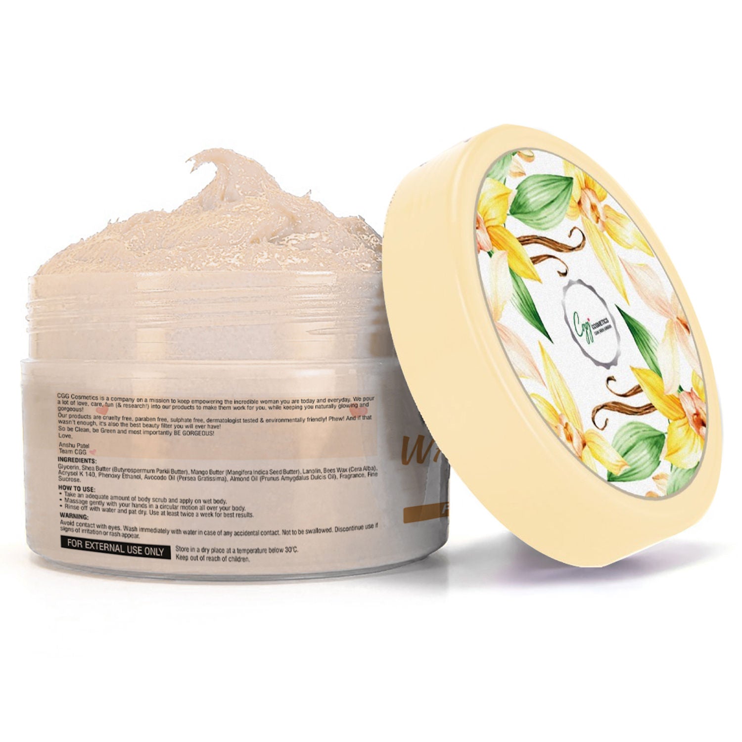 Warm Vanilla Sugar Scrub + Free Strawberry Lip Scrub