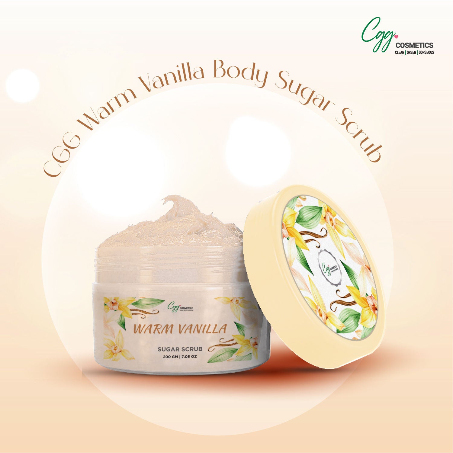 Warm Vanilla Sugar Scrub + Free Strawberry Lip Scrub