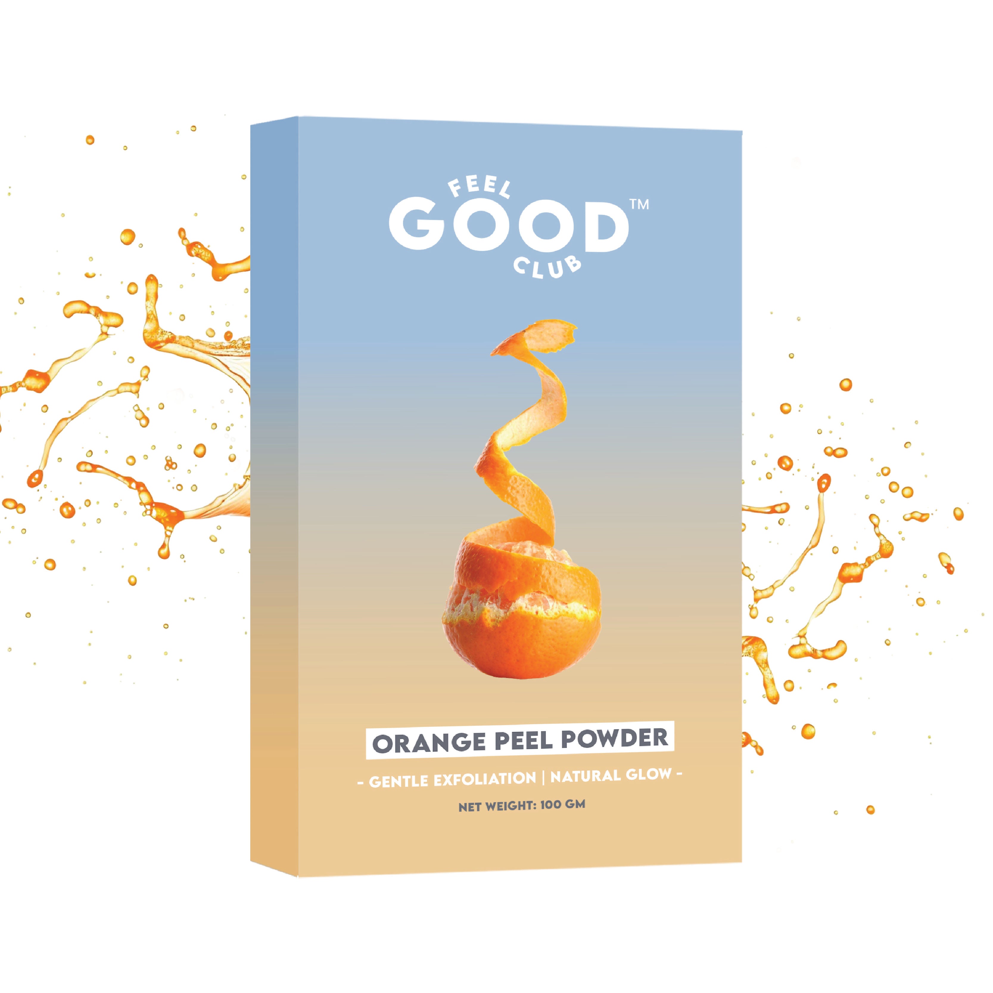 Orange Peel Powder -Pure & Natural Detan Face Mask/ Pack For Skin Care Glow