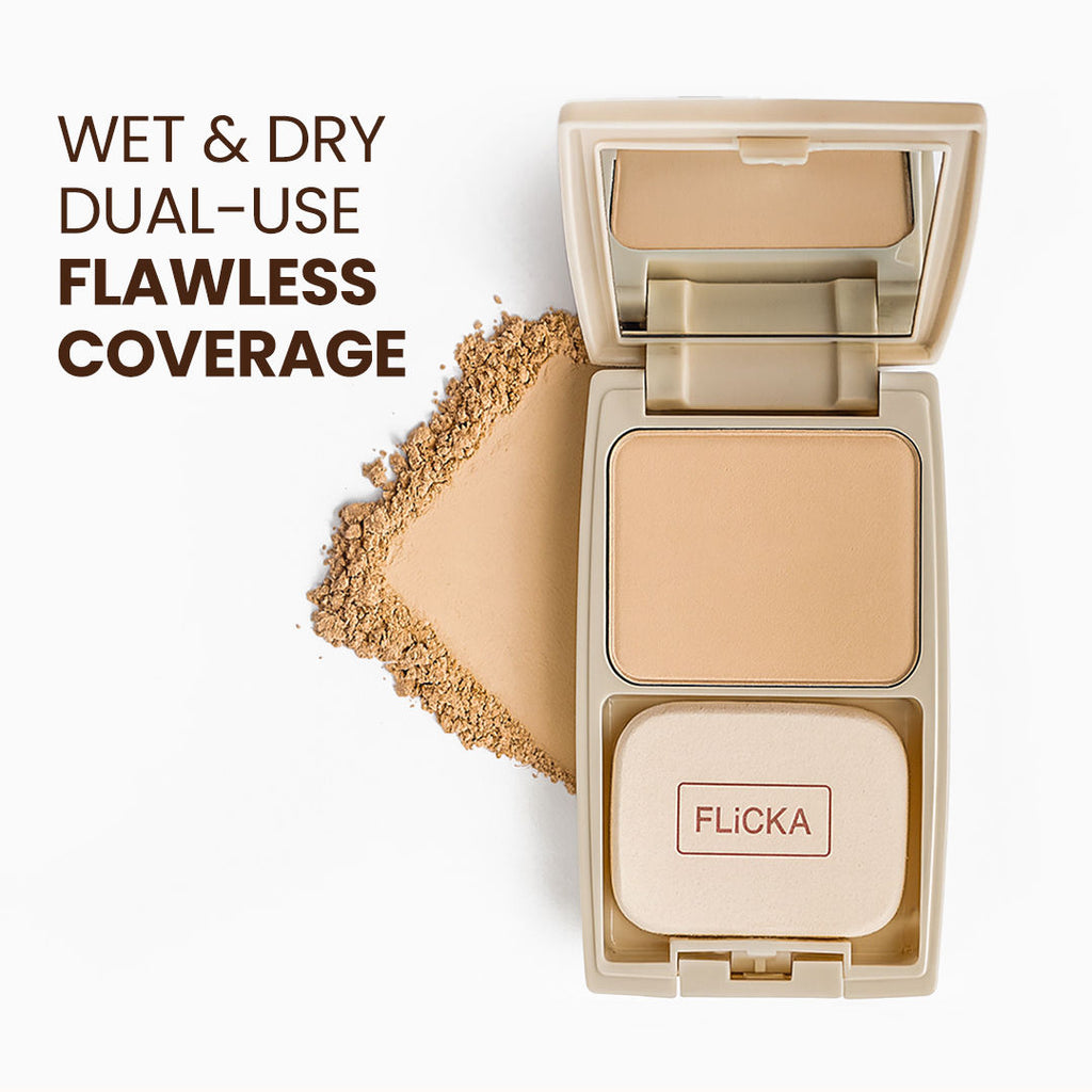 Dap & Dance Compact Pressed Powder Waterproof Weightless Seamless Matte Finish