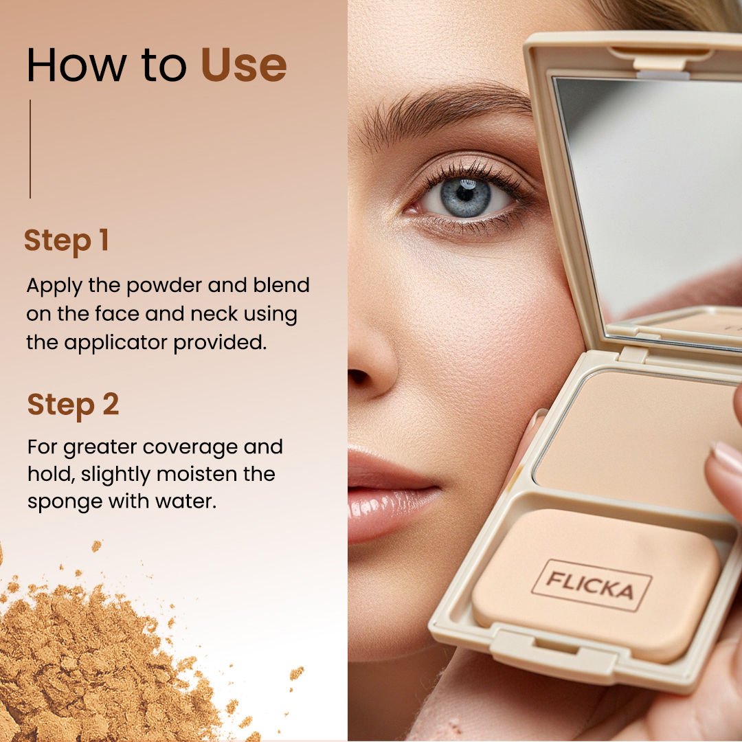 Dap & Dance Compact Pressed Powder Waterproof Weightless Seamless Matte Finish