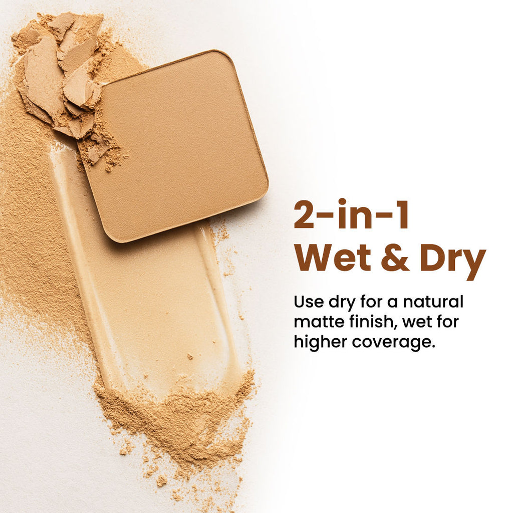 Dap & Dance Compact Pressed Powder Waterproof Weightless Seamless Matte Finish