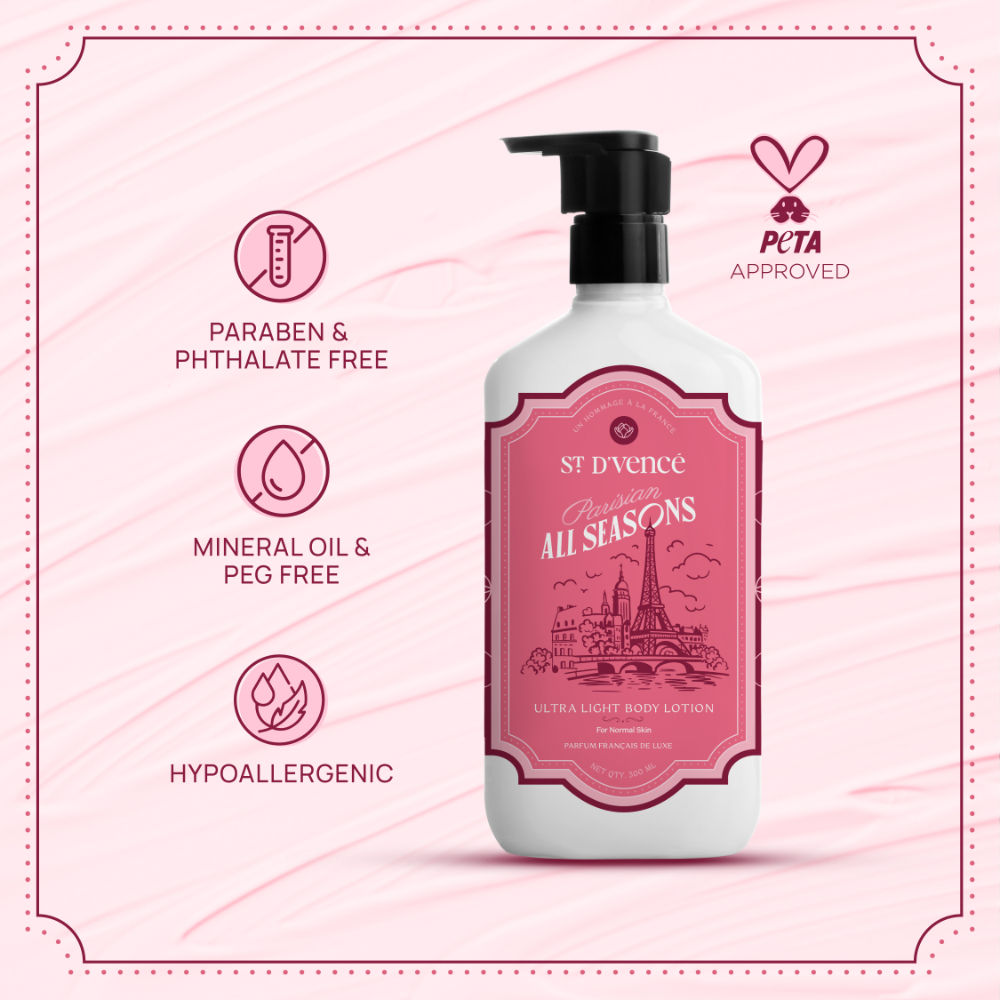 Parisian All Seasons Ultra Light Original Moisturizer Body Lotion