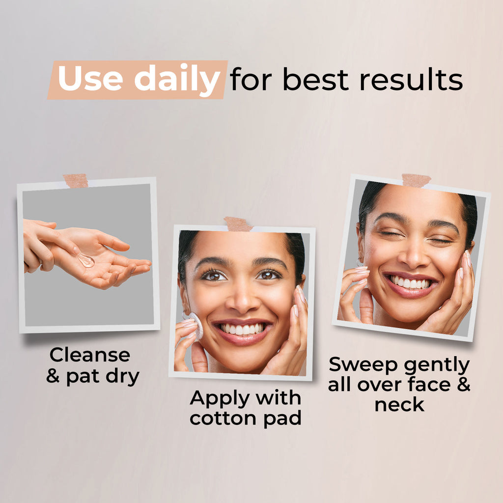 Daily Pore Minimising Toner, with Witch Hazel & Cucumber extract for all skin types