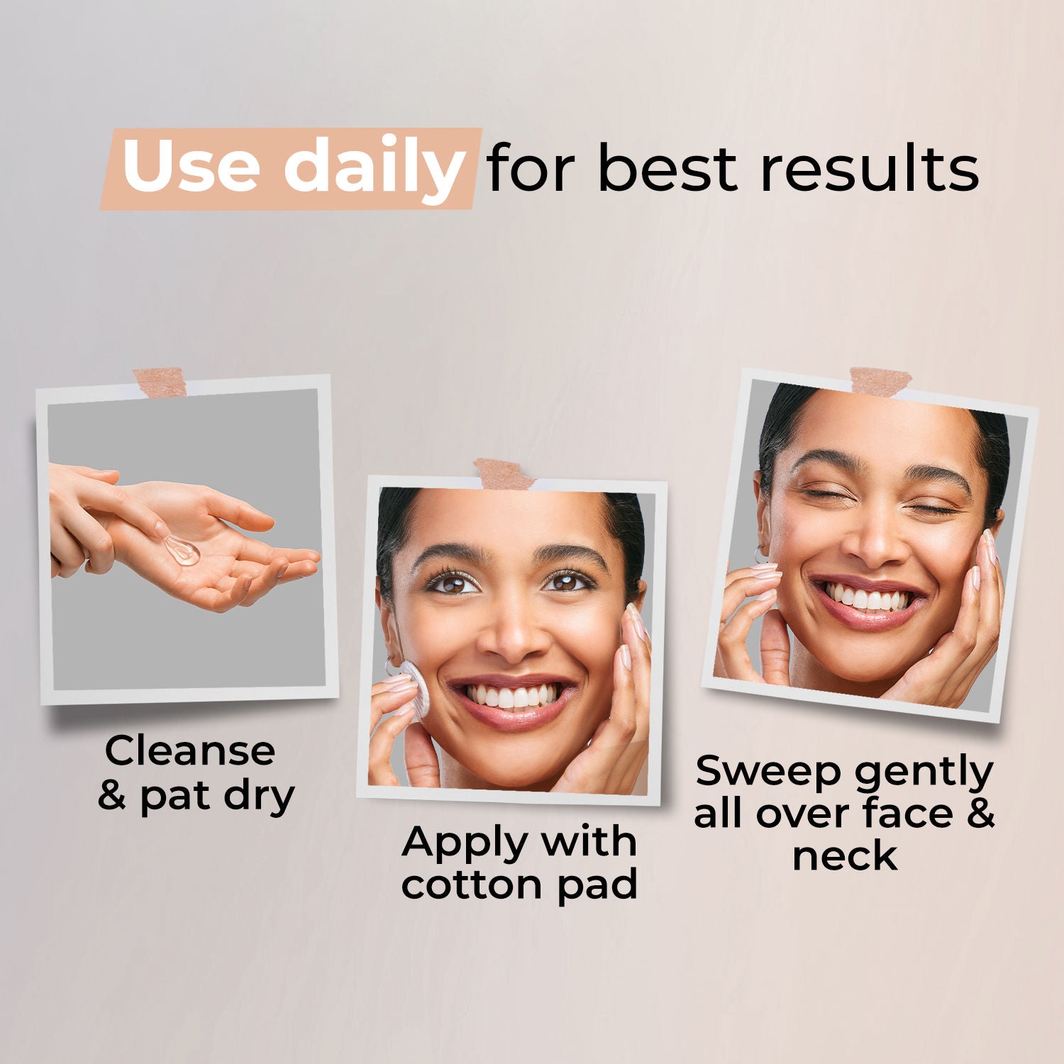 Daily Pore Minimising Toner, with Witch Hazel & Cucumber extract for all skin types