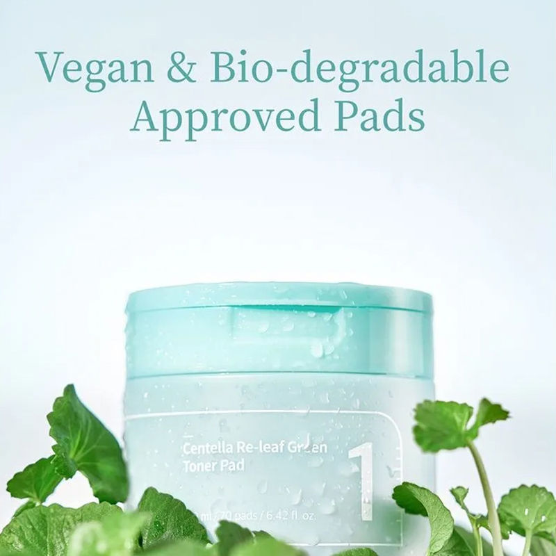 No.1 Centella Re-Leaf Green Toner Pad