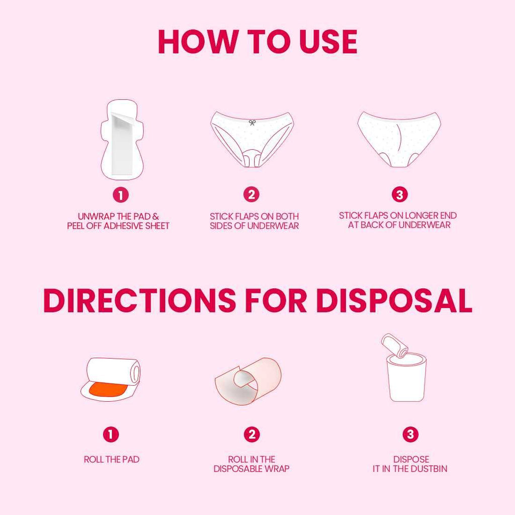 XXL Soft 40 Sanitary Napkins Pad With Free Menstrual Period Pain Relief Cramps Roll-On