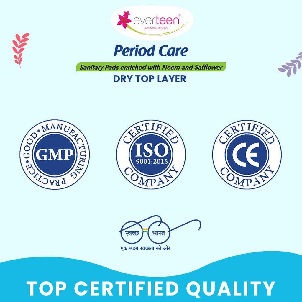 XXL Dry 40 Sanitary Napkins Pad With Free Menstrual Period Pain Relief Cramps Roll-On