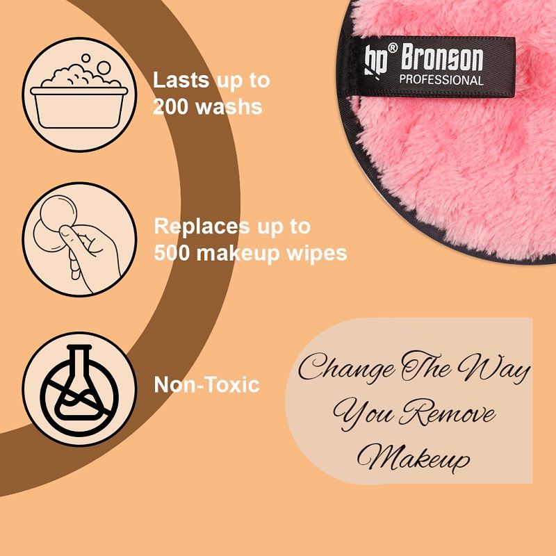 Reusable Makeup Remover Cleansing Pads-Mix Colours