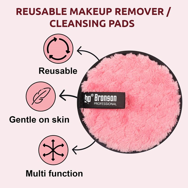 Reusable Makeup Remover Cleansing Pads-Mix Colours