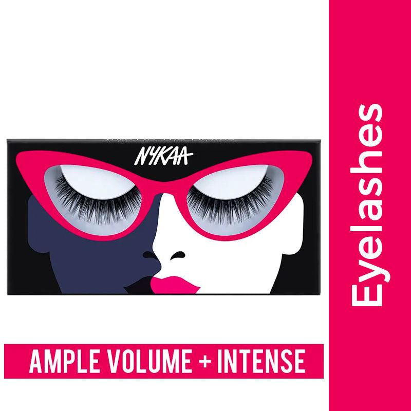 Nykaa Lash Talk Lightweight, Long & Volumizing Natural False Eyelash - Turn Up The Drama (1pcs)
