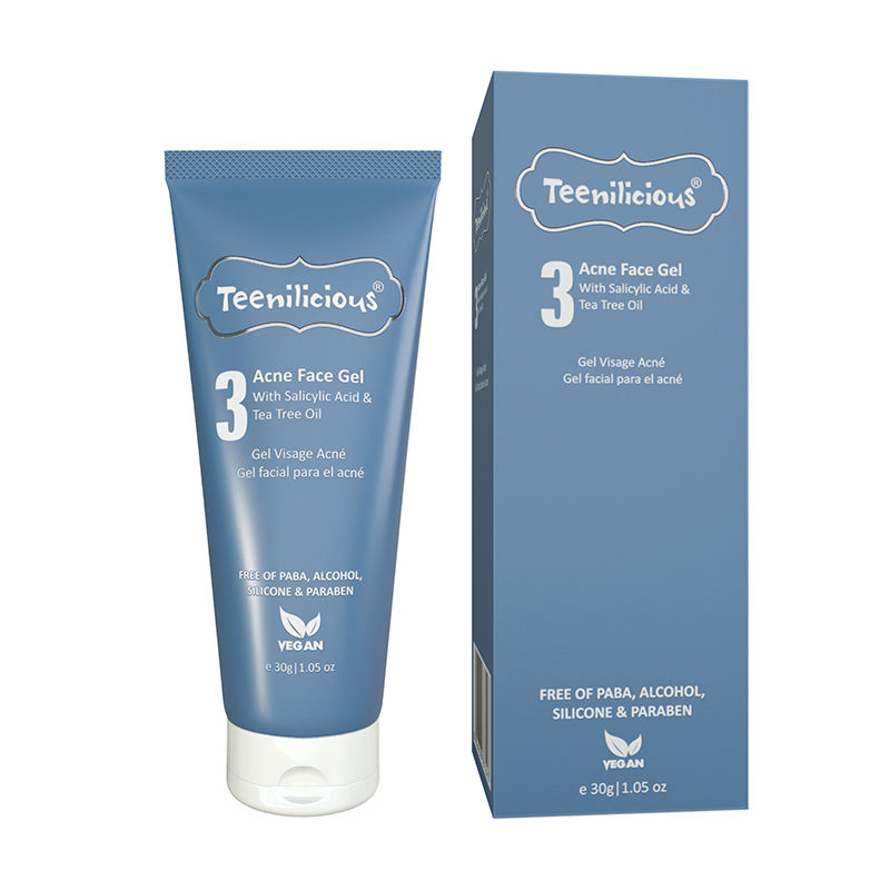 Acne Face Gel With Salicylic Acid & Tea Tree Oil