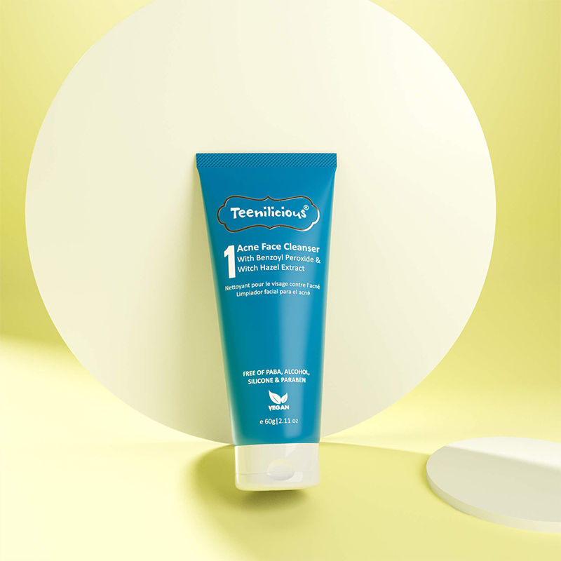 Acne Face Wash With Benzoyl Peroxide & Witch Hazel Extract