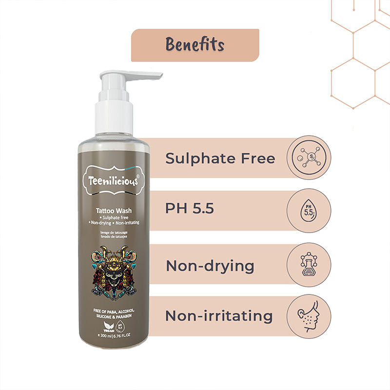 Tattoo Wash With Colloidal Oatmeal & Hydrolyzed Quinoa