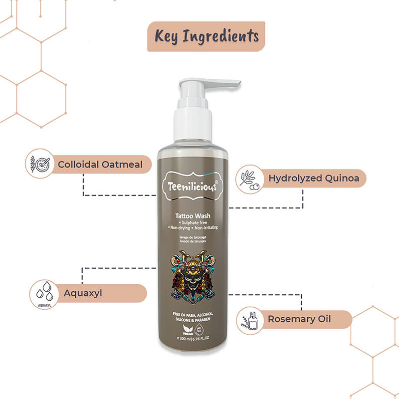 Tattoo Wash With Colloidal Oatmeal & Hydrolyzed Quinoa