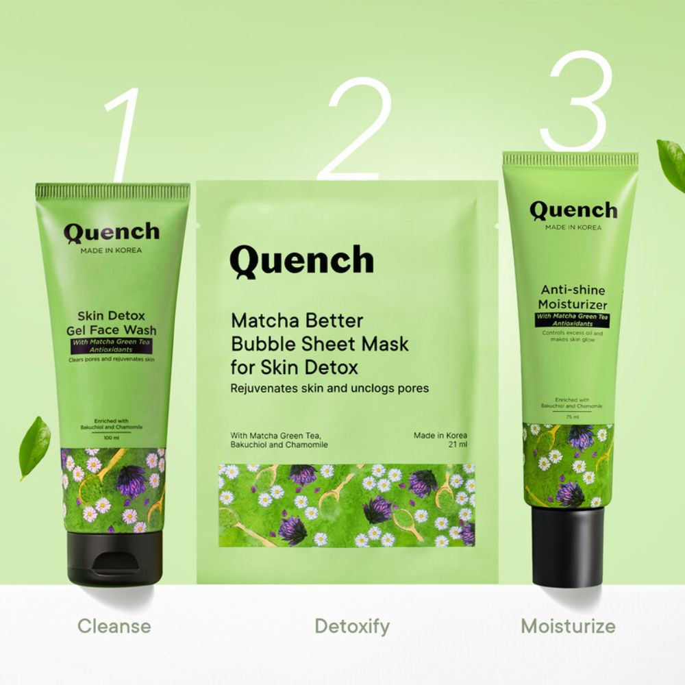 Korean Bubble Sheet Mask with Matcha Green Tea