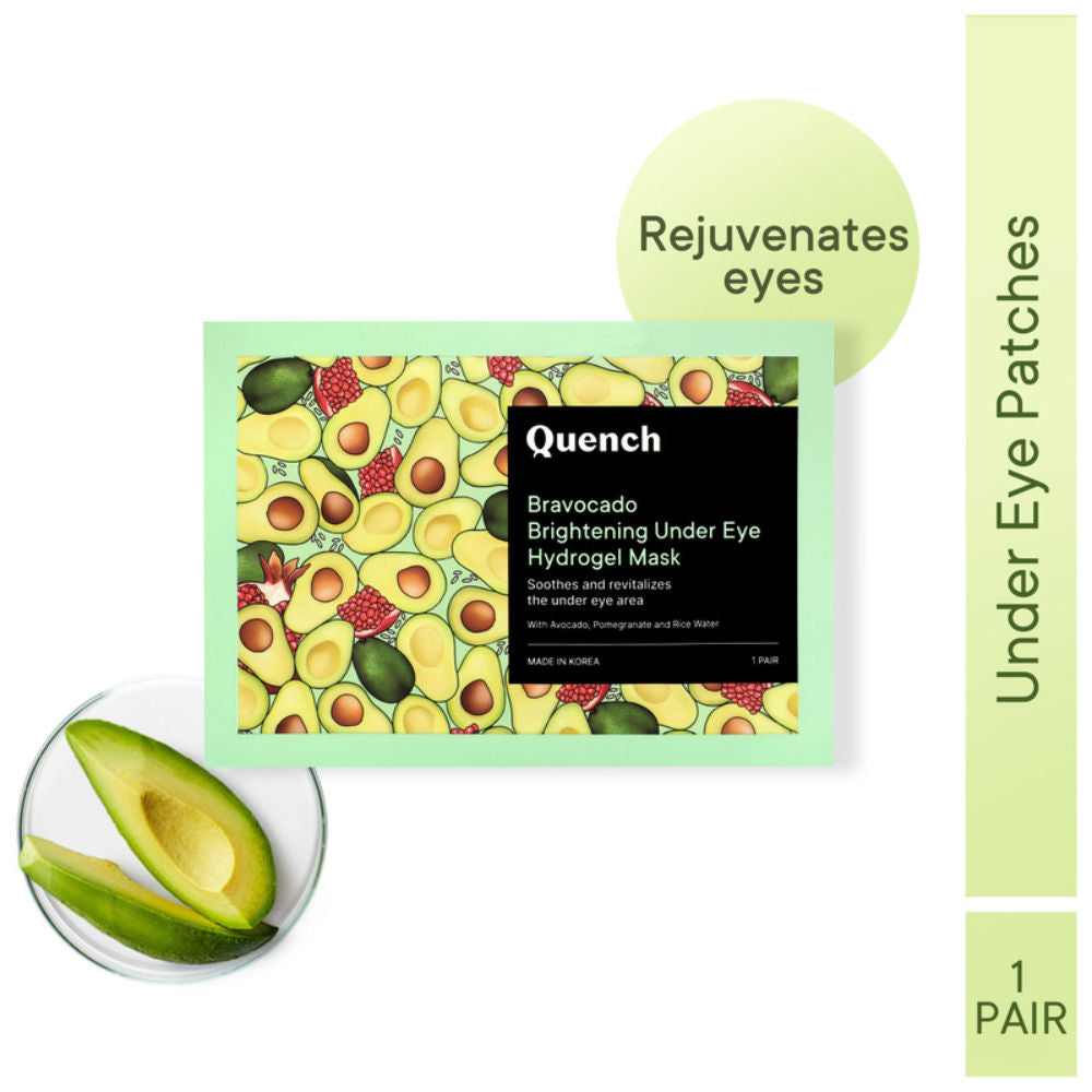 Brightening Under Eye Hydrogel Mask for Dark Circle & Puffiness Reduction -Vit E & Avocado