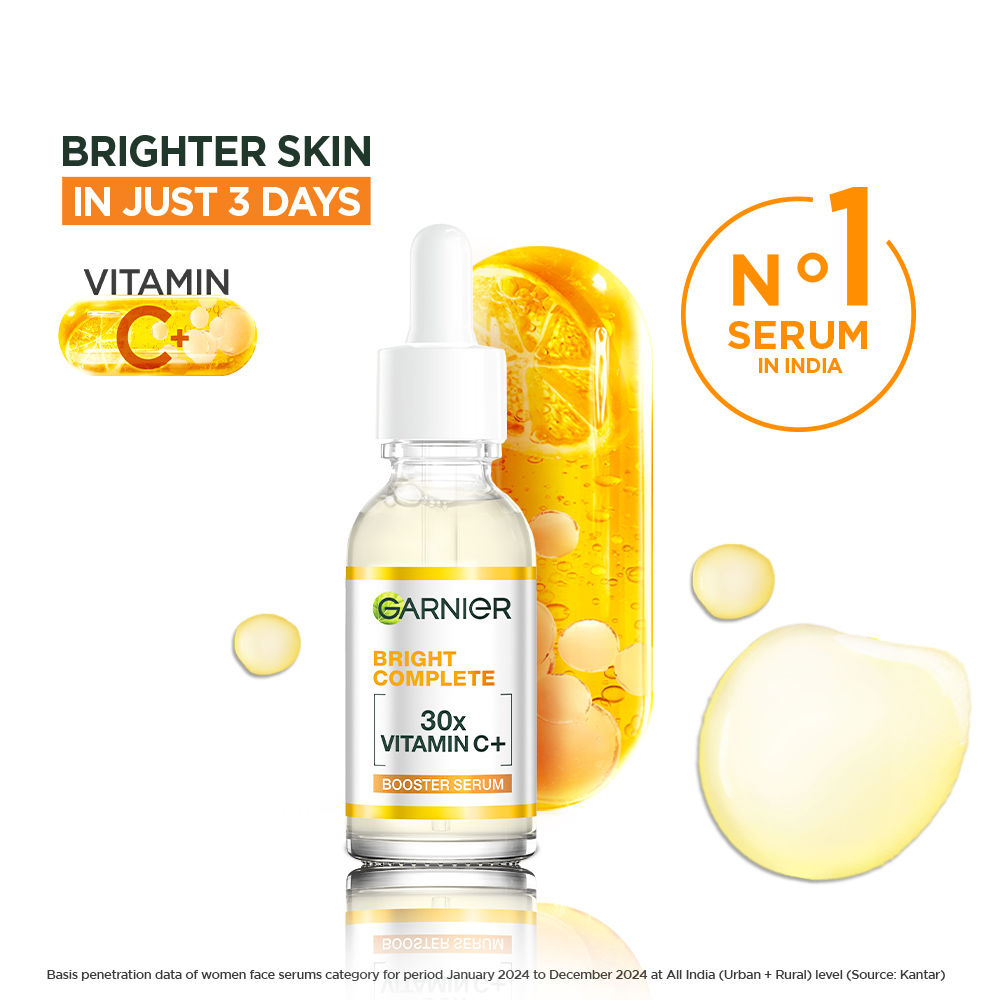 Vitamin C + Face Serum for Skin Brightening with 2% Niacinamide & 0.5% Salicylic Acid - 30ml