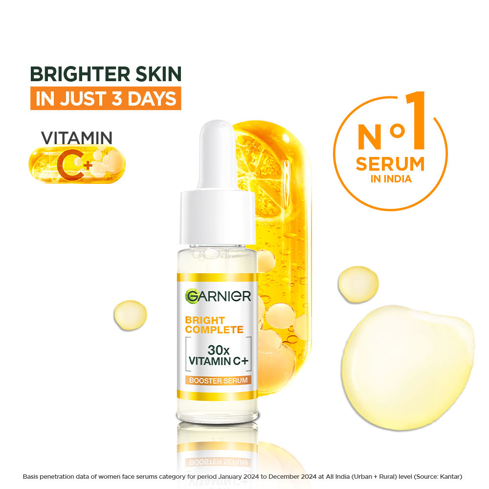 Vitamin C + Face Serum for Skin Brightening with 2% Niacinamide & 0.5% Salicylic Acid - 15ml