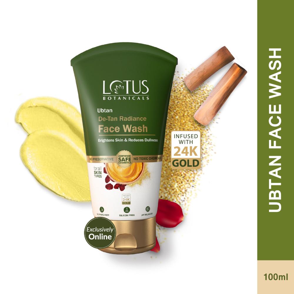 Ubtan De-Tan Radiance Face Wash|Infused with 24K Gold|Bright & Glowing Skin