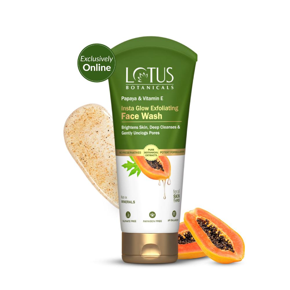 Papaya & Vitamin E Insta Glow Exfoliating Face Wash