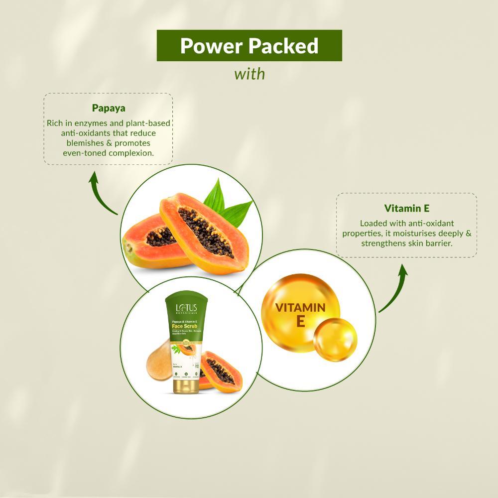 Papaya & Vitamin E Face Scrub